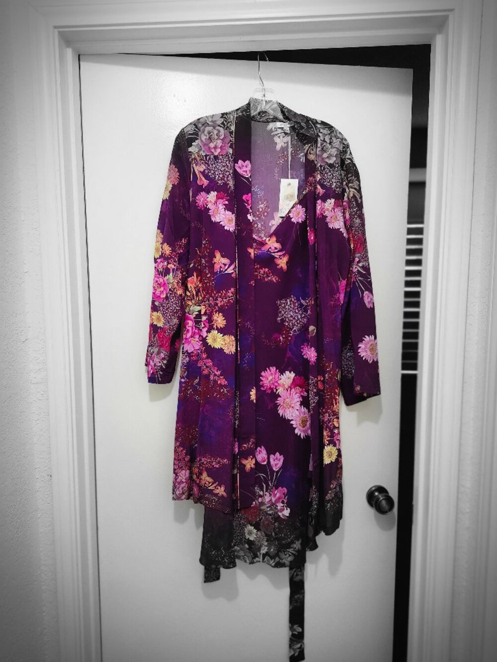 Johnny Was Silk Evelyn Robe and matching nightgown Large - NWT
